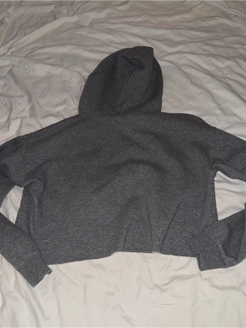 Wild Fable Cropped Gray Hooded Women's Sweatshirt